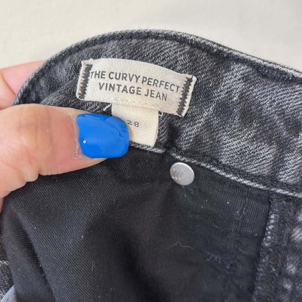 Madewell The Curvy Perfect Vintage Jean Lunar Wash Size 28 - Picture 12 of 13